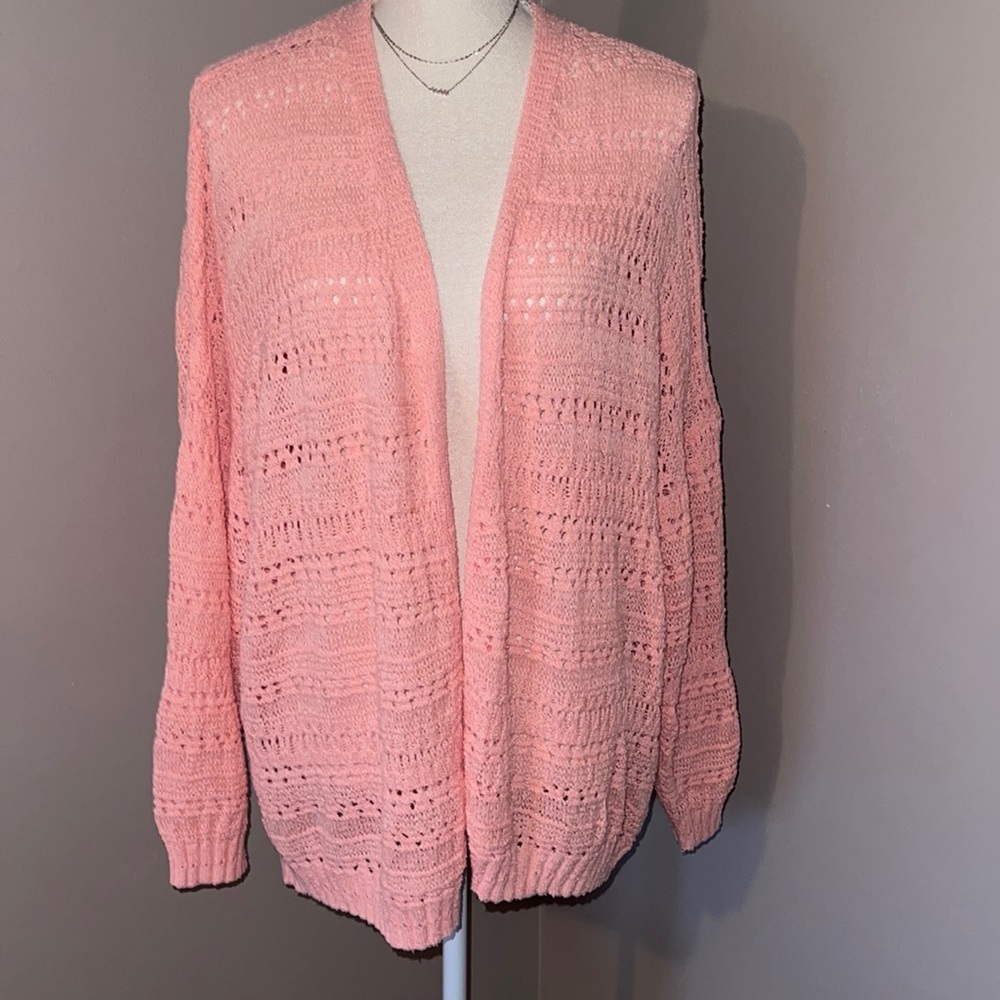 Women’s open knit cardigan